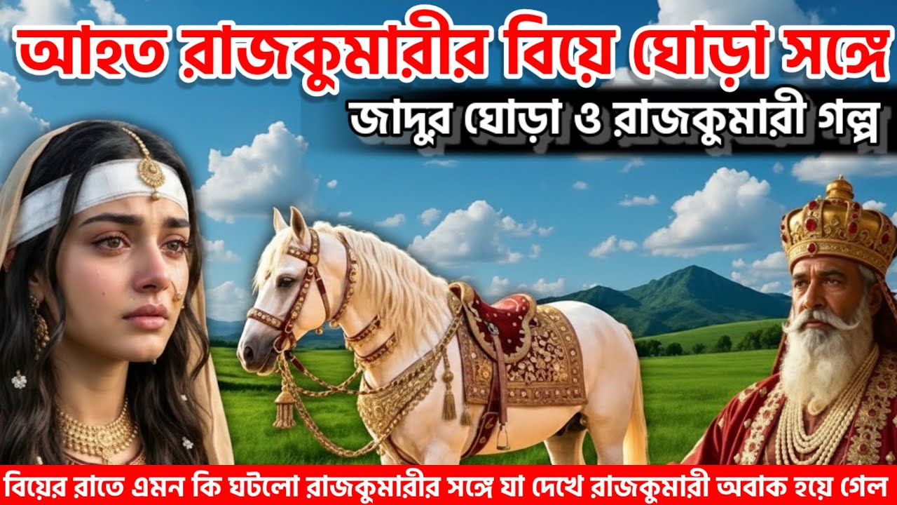 বাদশাহ কেন রাজকুমারী বিয়ে একটি ঘোড়ার সঙ্গে দিলেন || রাজকুমারী কেন ঘোড়াকে বিয়ে করলো ! Moral Story