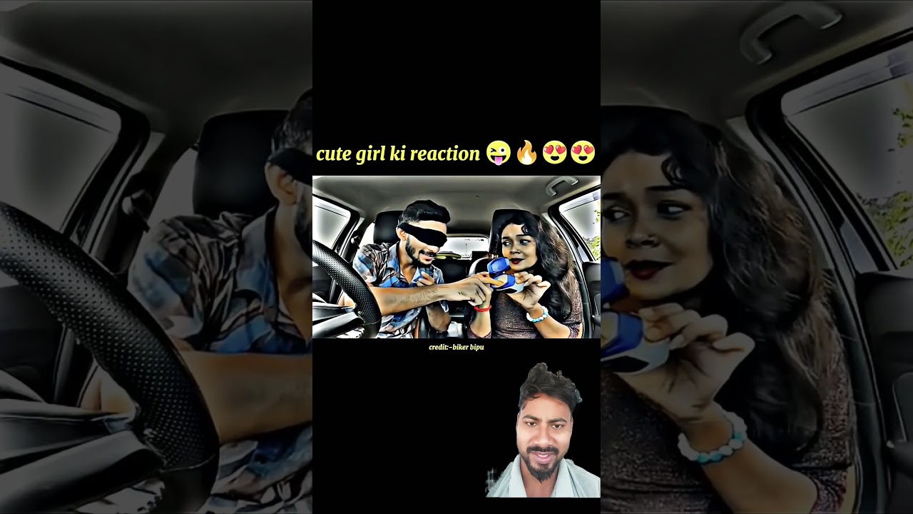 Car Prank With Boy 🤣😜 Cute Girl Reaction 😀 #trending #shorts #viral #funny