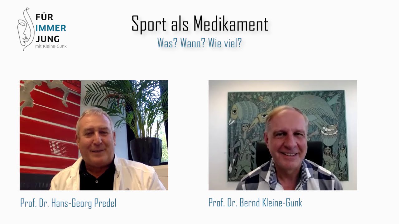 Sport als Medizin -  was, wann, wie viel? | Interview mit Prof. Hans-Georg Predel