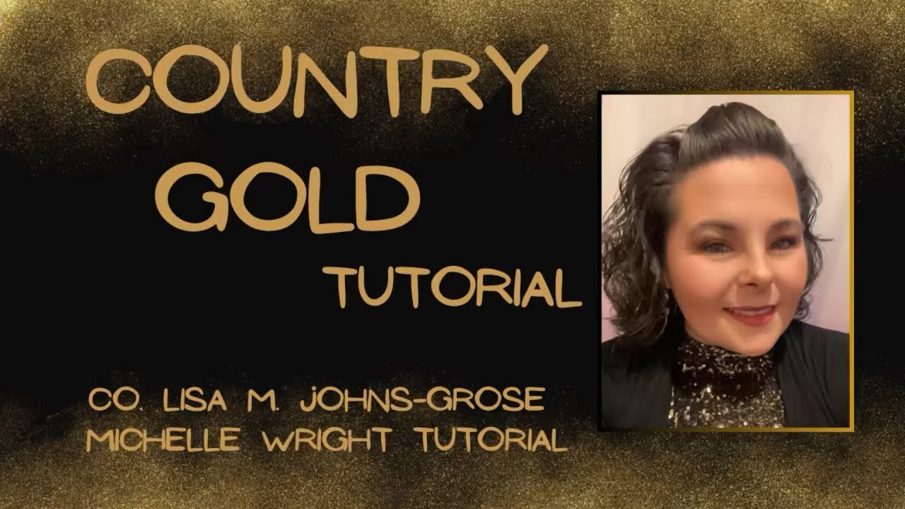 Country gold line dance tutorial Beginner choreography by Lisa M. Johns-Grose