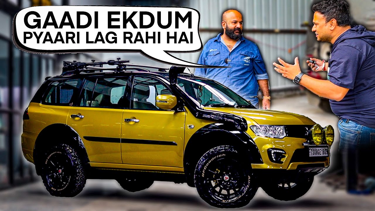 We Customised one of the biggest SUV's in Indian Market | Mitsubishi Pajero