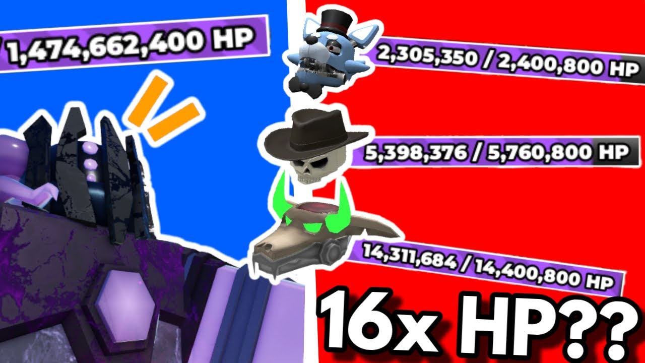 TDS But Bosses Have INSANELY HIGH HP... (1.5 BILLION HP VOID REAVER)