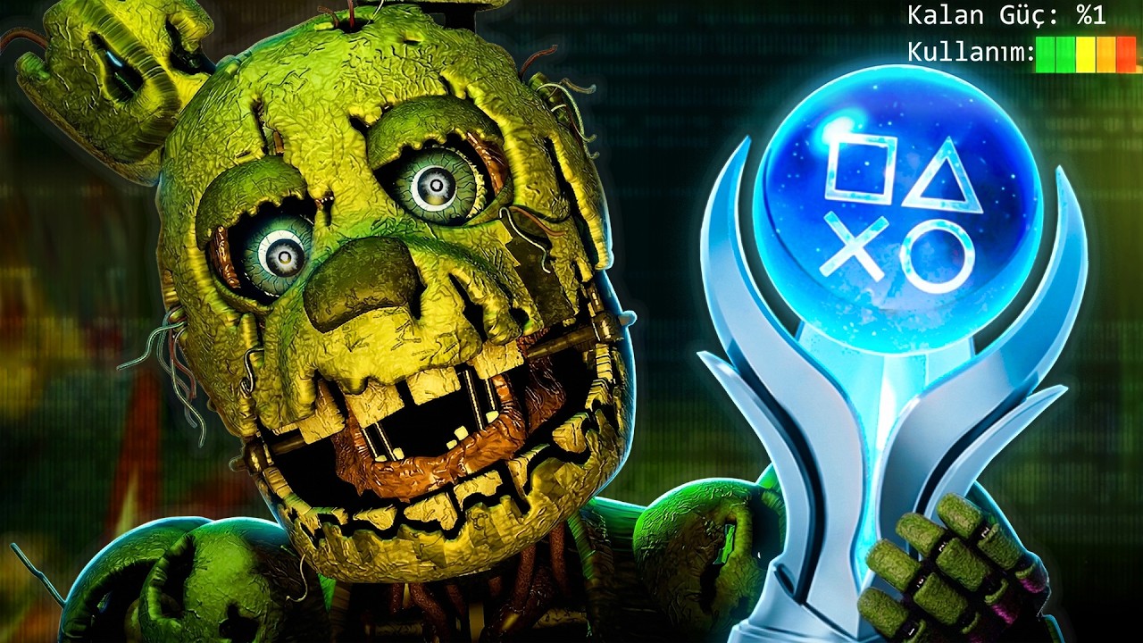 Five Nights At Freddy's 3 %100 Başarım KORKUN&Ccedil;TU!