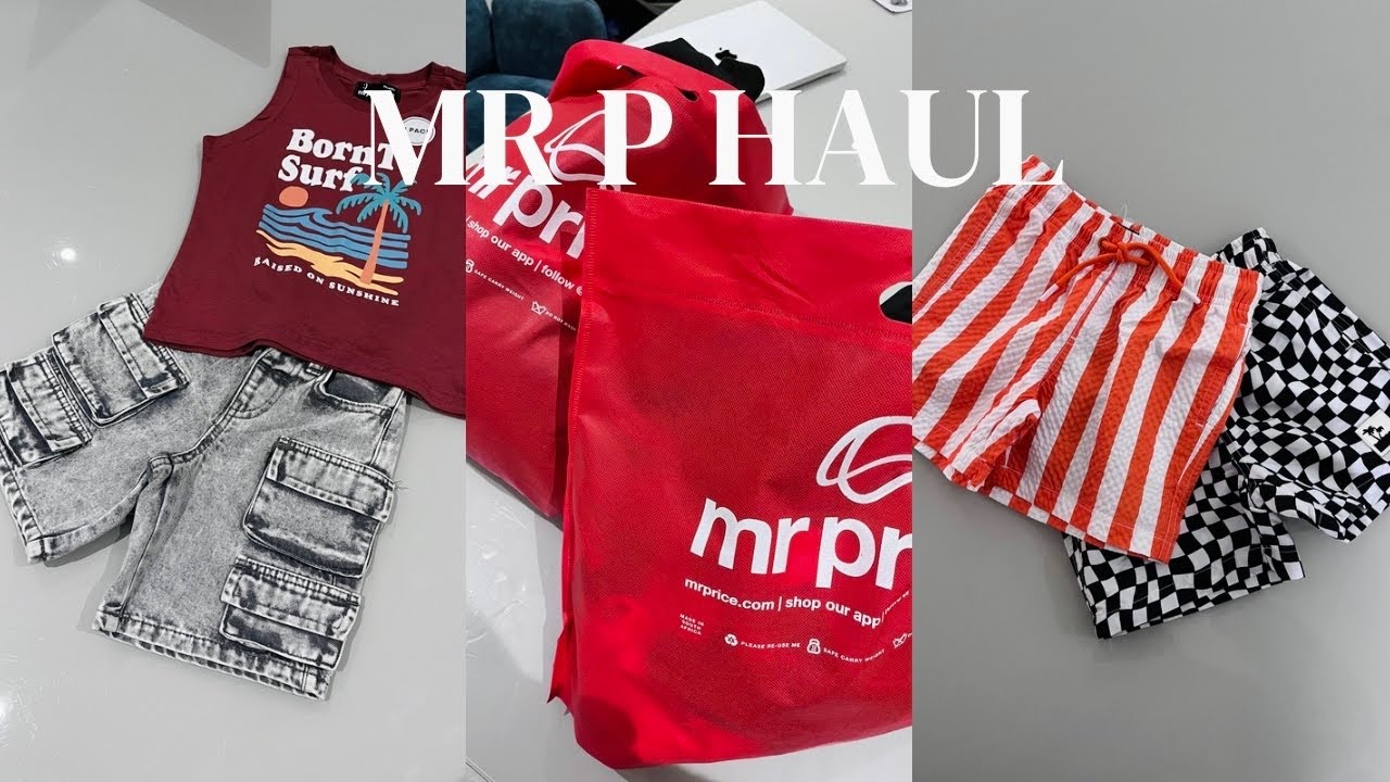 MR PRICE HAUL: BOY SUMMER CLOTHES| MOM FEW PICKS| #vlogtober 