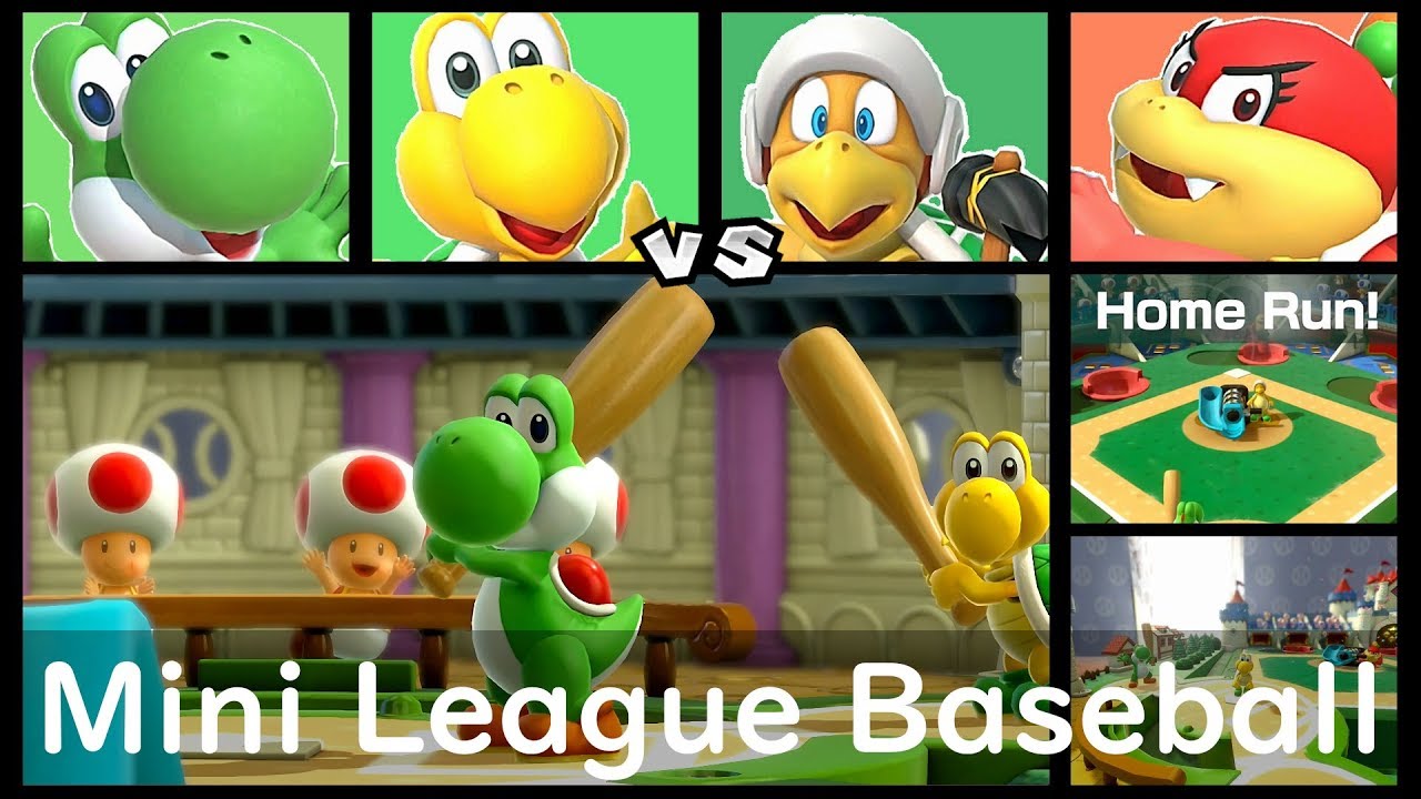 Super Mario Party Mini League Baseball