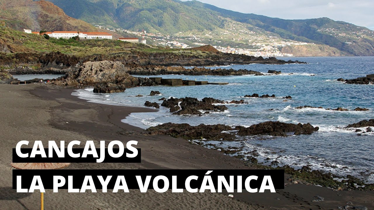 La Palma - Playa de arena negra LOS CANCAJOS