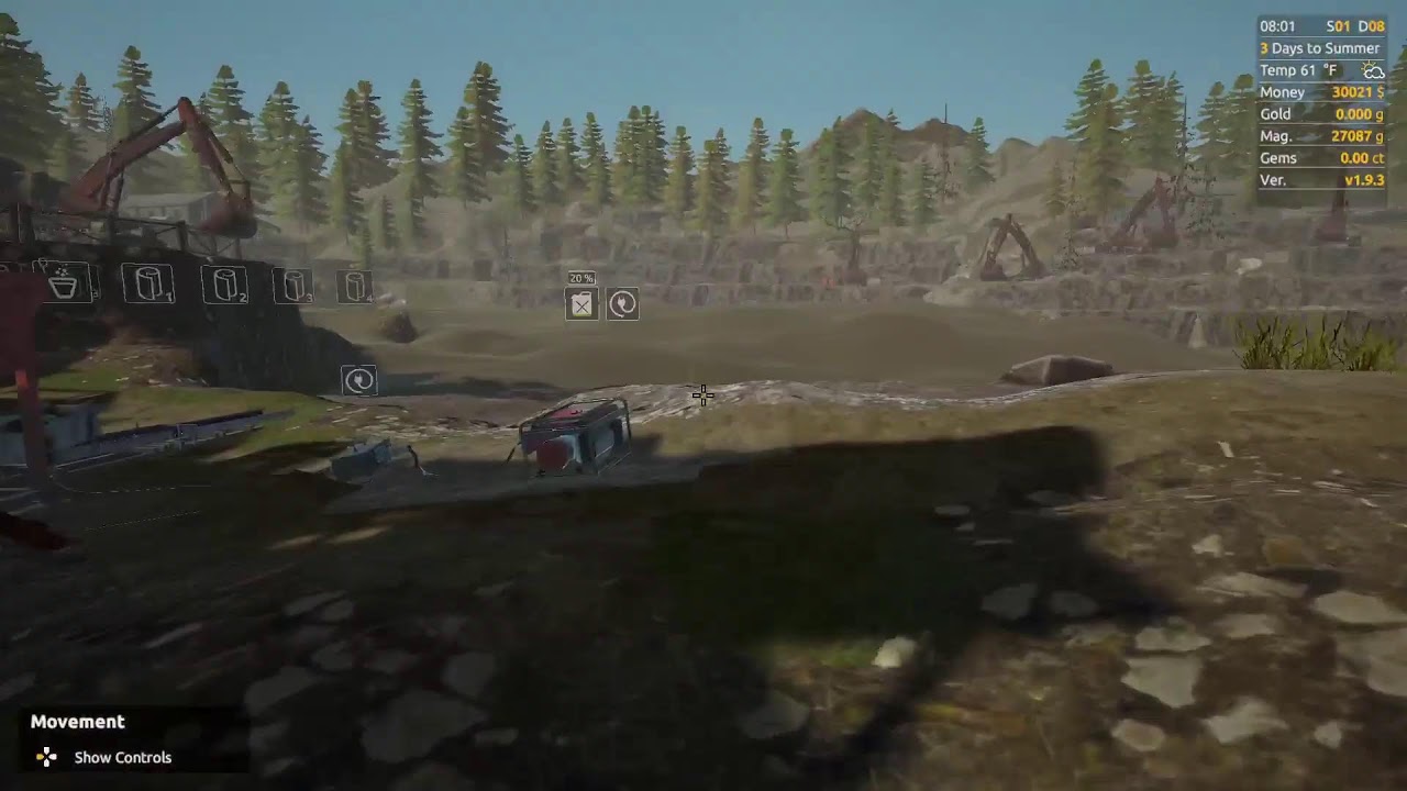 Gold Mining Simulator Season 1 Day 8 Setting Up Diamond Creek! Ep.22(Live)