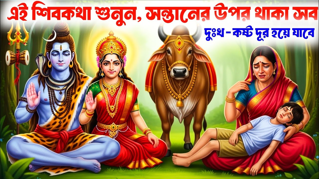 ভগবান শিবের কাহিনী শুনলেই সন্তানের দুঃখ-কষ্ট হবে দূর | Shiv Katha | bhakti Video |Shiv Charcha