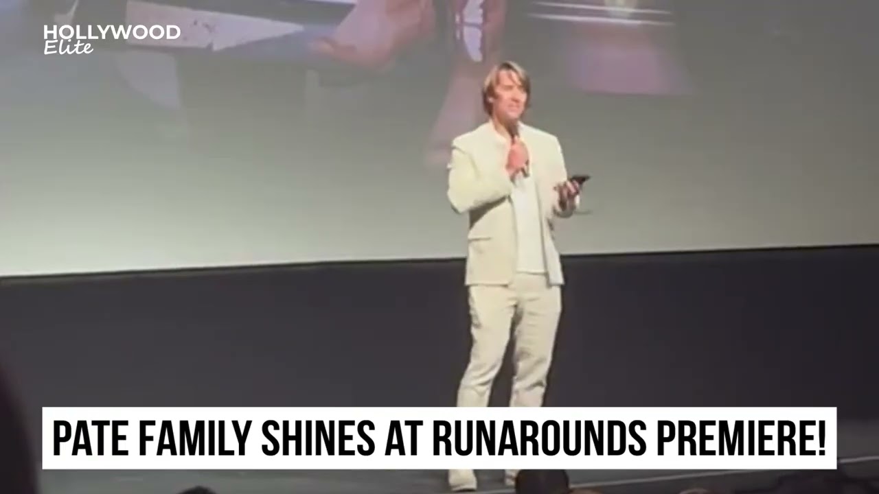 Jonas Pate Shouts Out Family at The Runarounds Premiere!