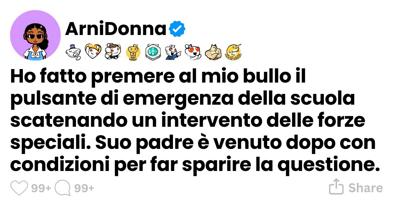 [STORIA COMPLETA] Come fai in modo che un bullo si autodenunci?