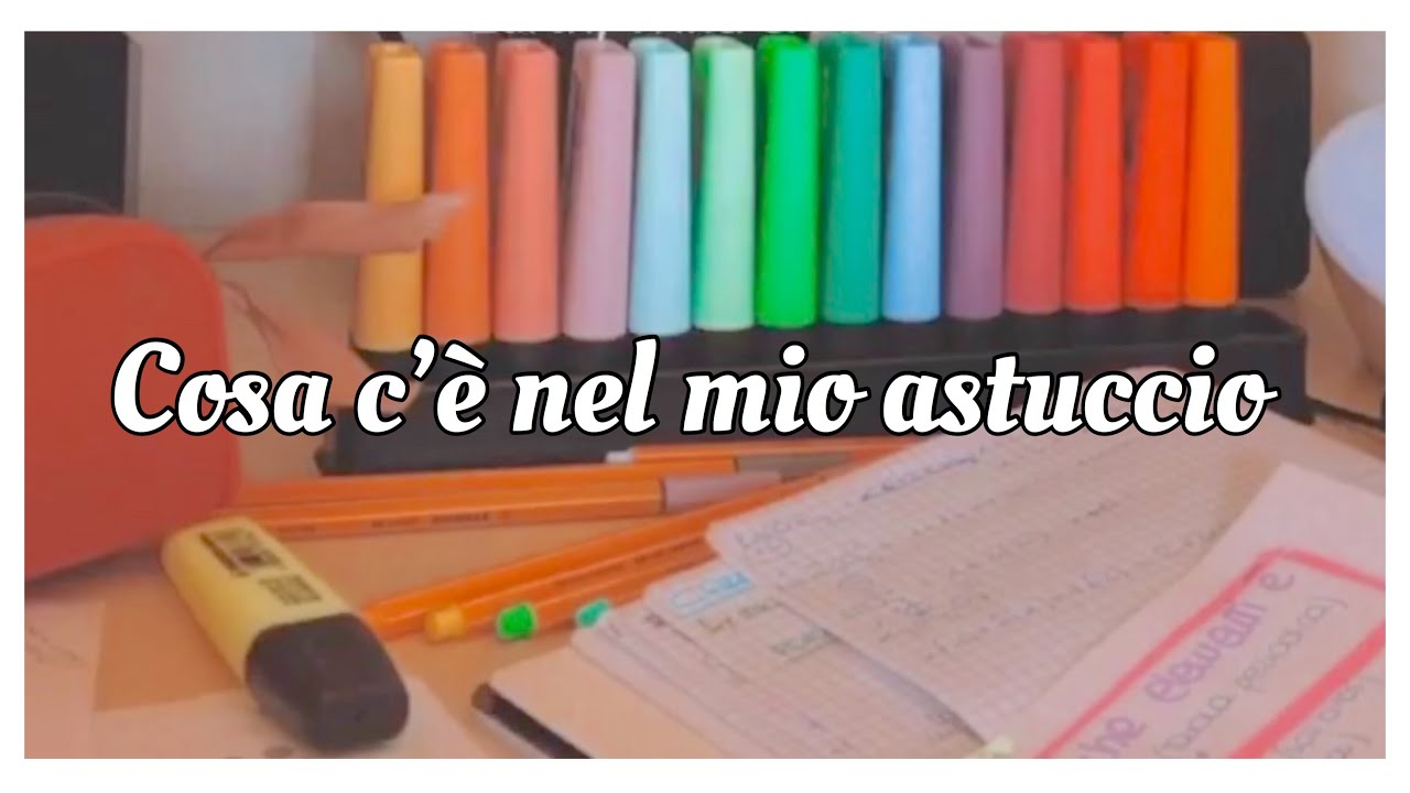 📚Cosa c’è nel mio astuccio #BTS