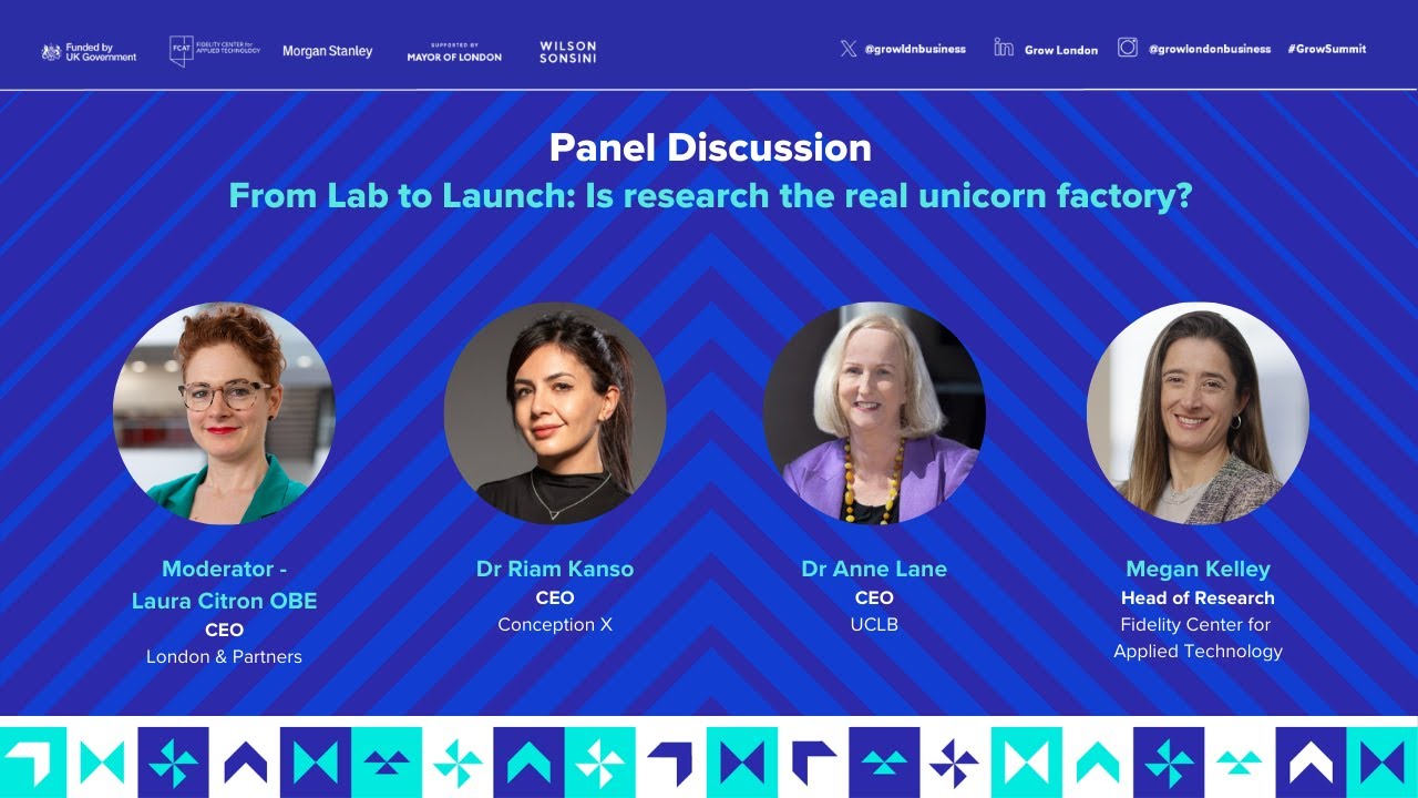 Grow Summit 2025: Future Horizons | From Lab to Launch: Is Research the Real Unicorn Factory?