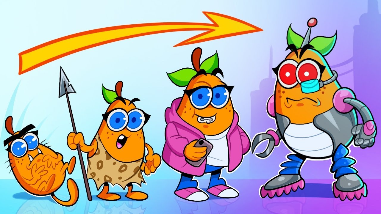 Pears are Growing Up | Funny Adventures in the Future by Pear Family