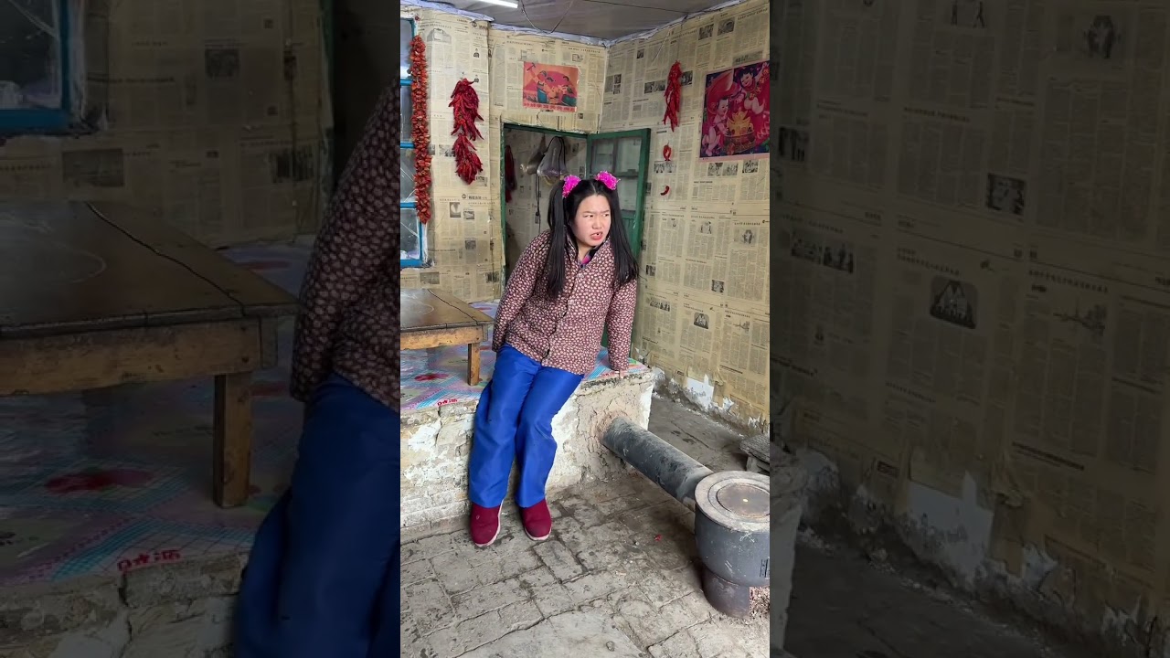 It was damaged.#Original video#Rural life in Northeast China