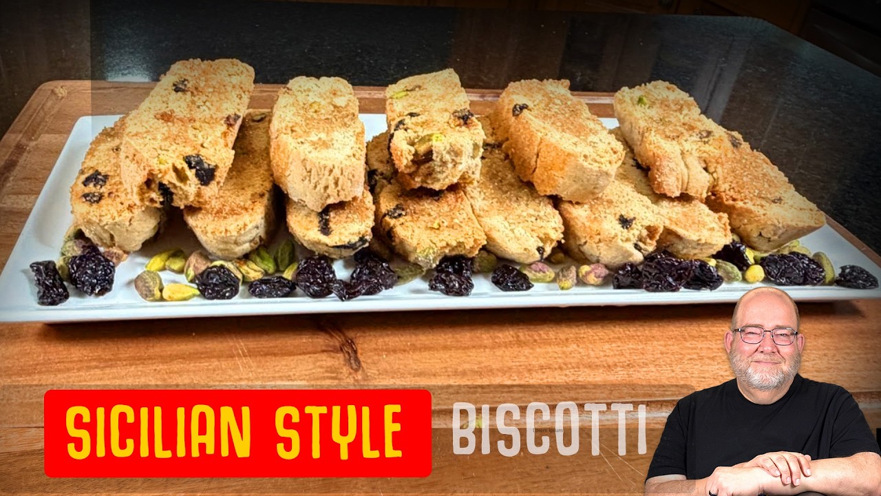 Perfect Cherry Pistachio Biscotti – Artisan Sicilian Recipe