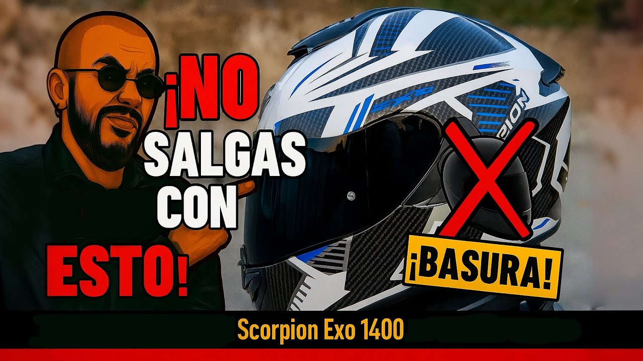 EL CASCO QUE DEBES COMPRAR (Y POR QU&Eacute; TU CASCO ACTUAL ES BASURA) | SCORPION EXO 1400