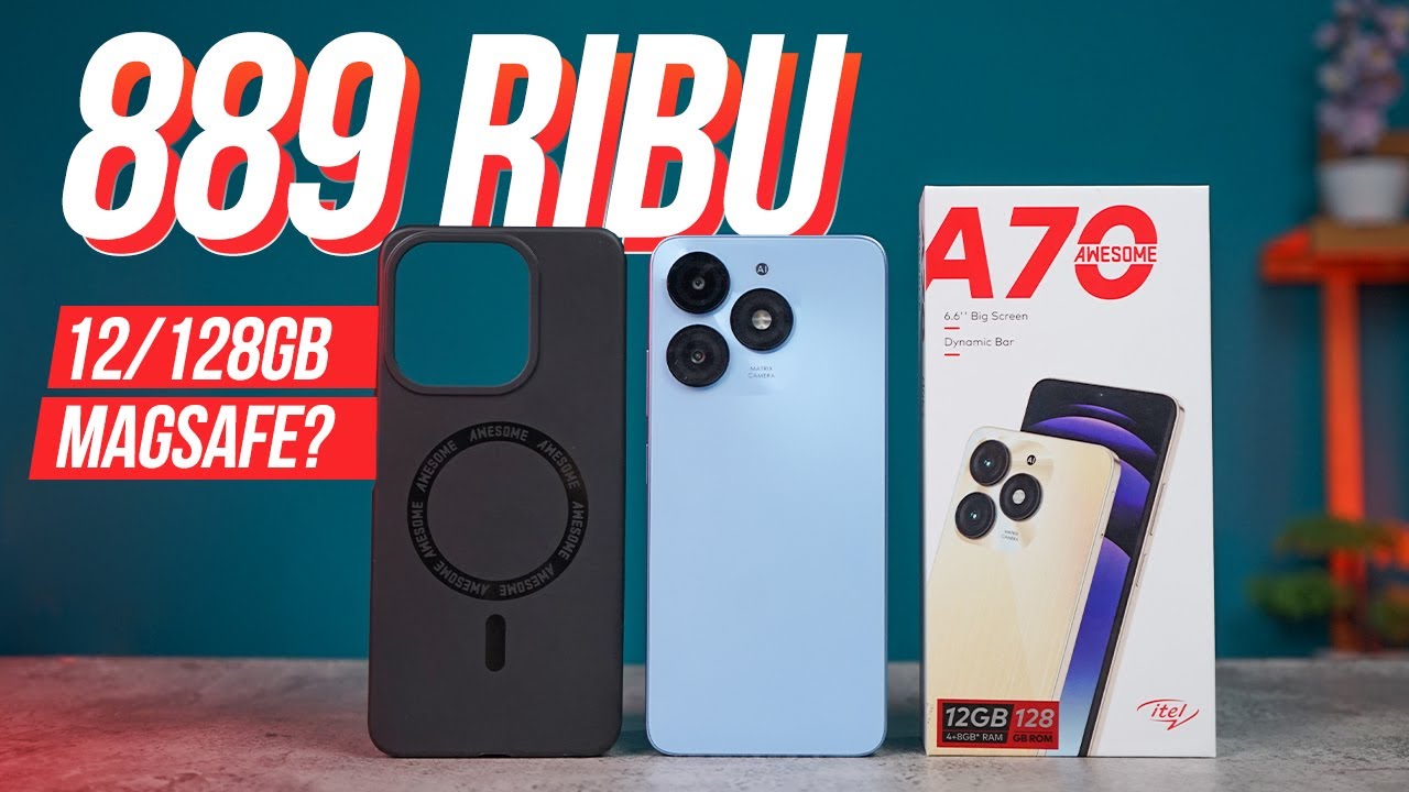 GILA 800 RIBU DOANG!! Review itel A70 Indonesia!