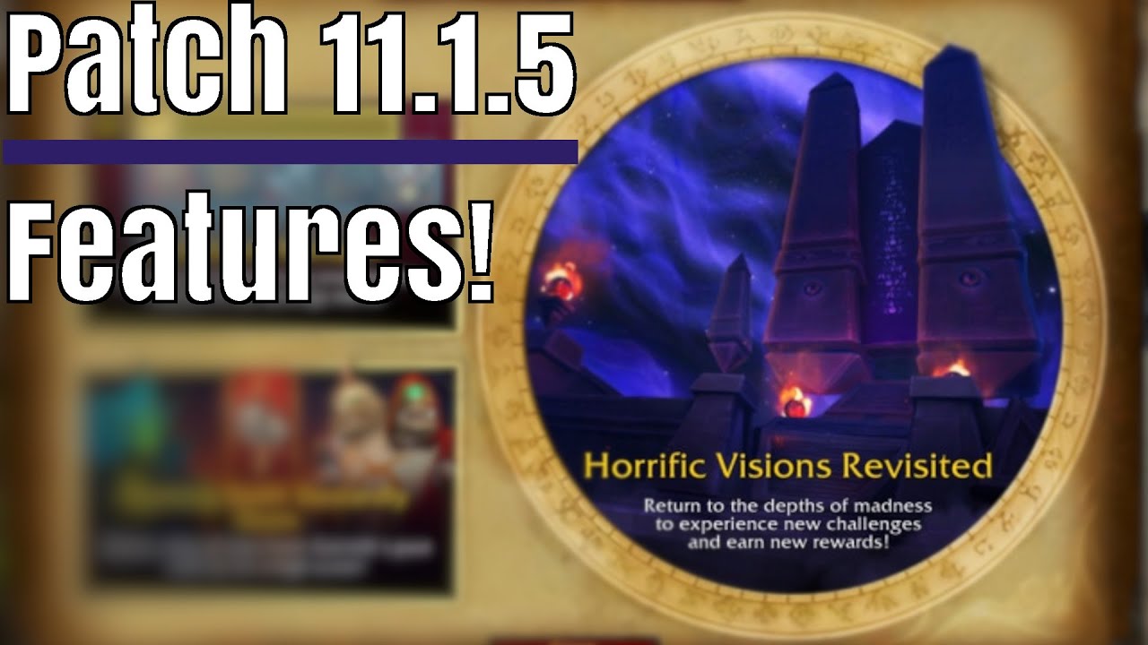 Jede Menge NEUER CONTENT! Neuer 11.1.5-Splashscreen auf dem PTR - die wichtigsten Patch-Features