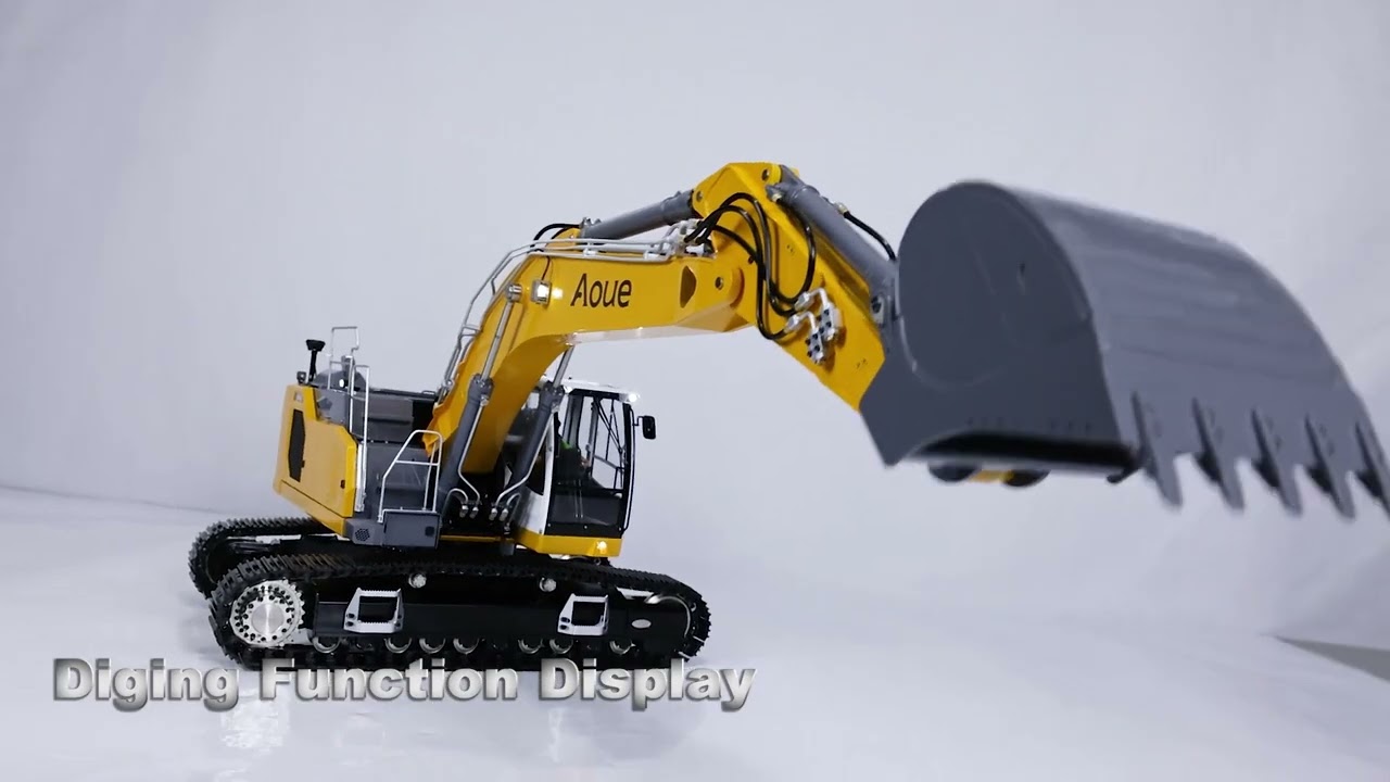 LESU Aoue-LR945 1/14 Hydraulic RC Excavator Painted Assembled Metal Digger Model