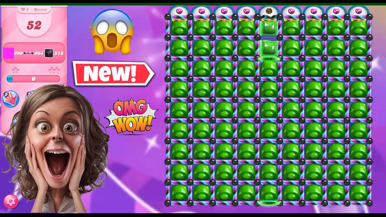 New Green 💚 Candies update 2022 | Candy crush saga new green candies | Candy crush saga last level