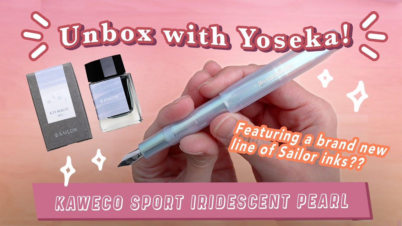 Unbox with Yoseka: Kaweco Sport Iridescent Pearl