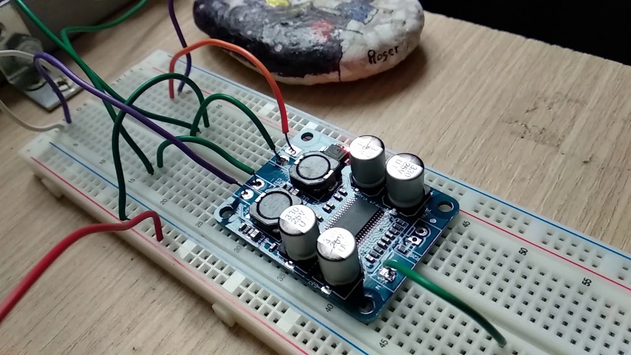 Mini power amp class D (TI TPA3118): a test for guitar amplification