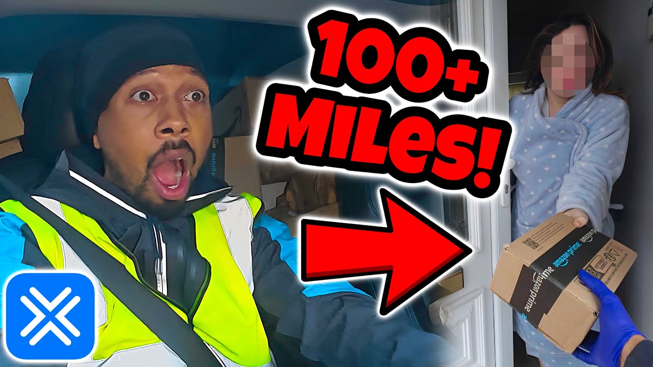Amazon Flex Sent Me Delivering on the FURTHEST ROUTE EVER… I GOT COOKED! (POV)