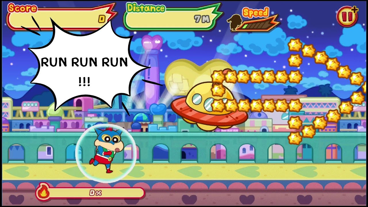 Shin chan Run Run!! #EP6 - CRAYON SHINCHAN The Storm Called FLAMING KASUKABE RUNNER!!「クレヨンしんちゃん」