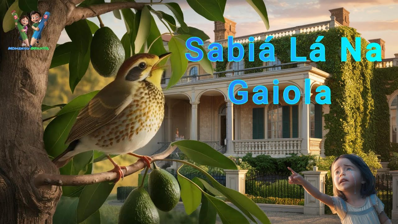 Sabiá Lá Na Gaiola Musica infantil  #musica #paracrianças