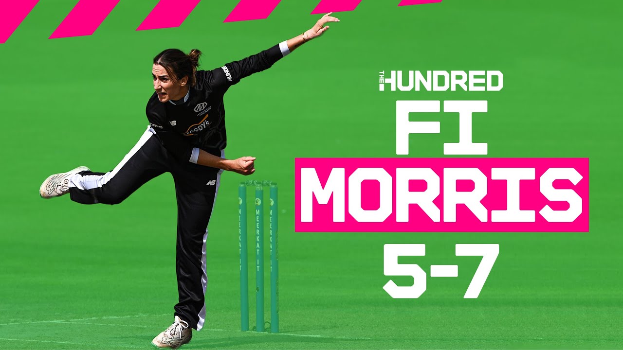 🤯 ☝️ Fi Morris' amazing spell of 5-7! | Every ball of the best ever women's figures in The Hundred