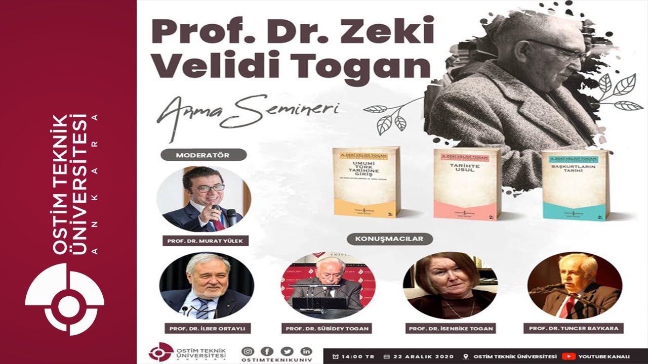 Prof. Dr. Zeki Velidi Togan’ı Anma Programı