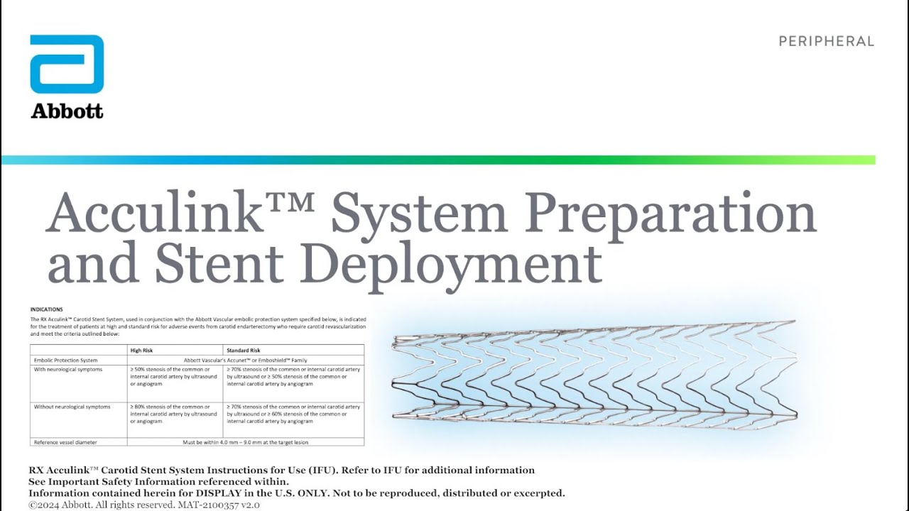 Acculink Prep & Deploy Instruction Video US