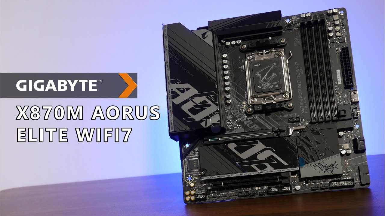 ЕДИНСТВЕННАЯ материнская плата AMD X870 mATX на рынке! Распаковка и обзор Gigabyte X870M AORUS EL...