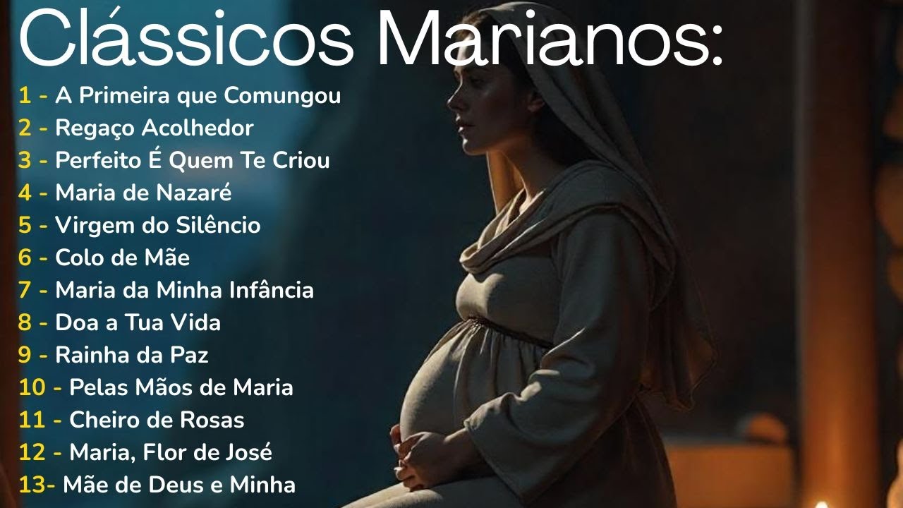 📿 OS CLÁSSICOS MARIANOS QUE TOCARAM GERAÇÕES 🙏 | Canções que Elevam a Alma e Fortalecem a Fé