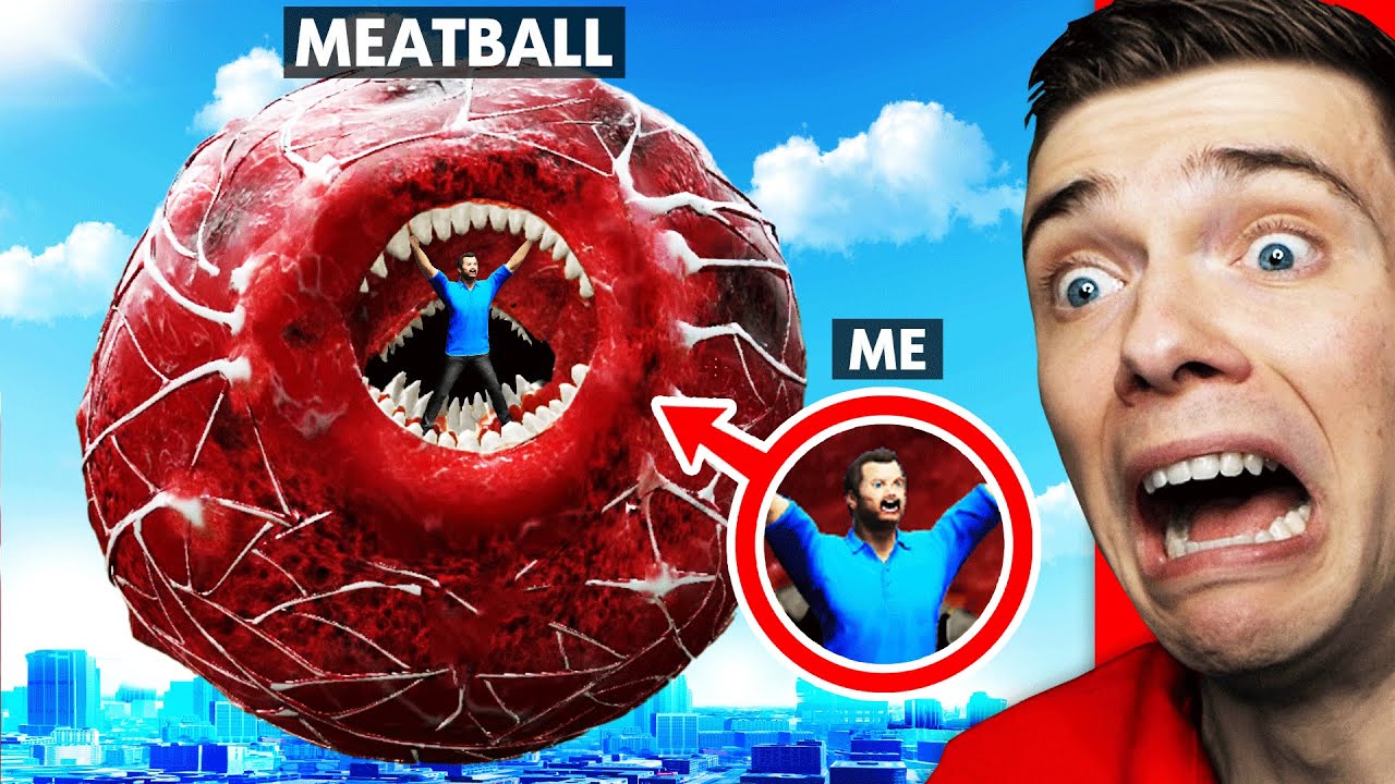 I Got EATEN ALIVE By THE MEATBALL In GTA 5 (Scary)