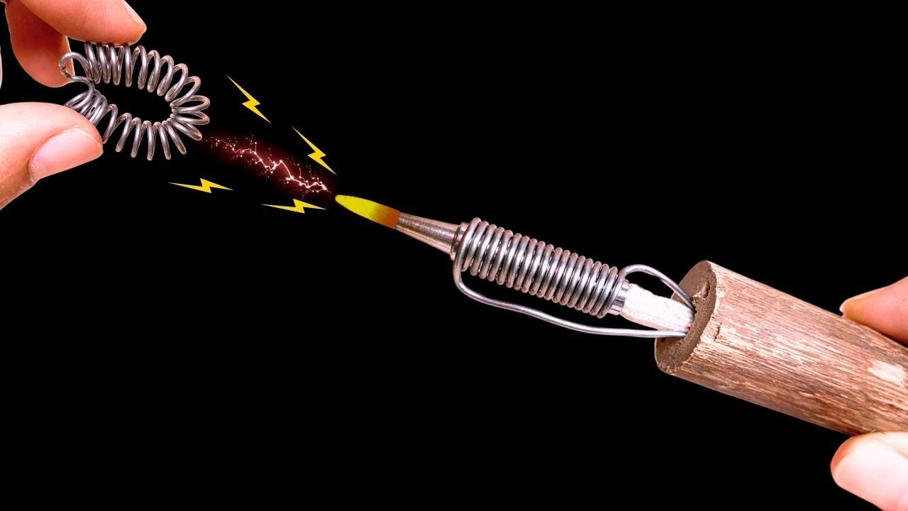 How to Make a Soldering Iron from a Spiral Spring! The Genius Trick Millions Never Knew