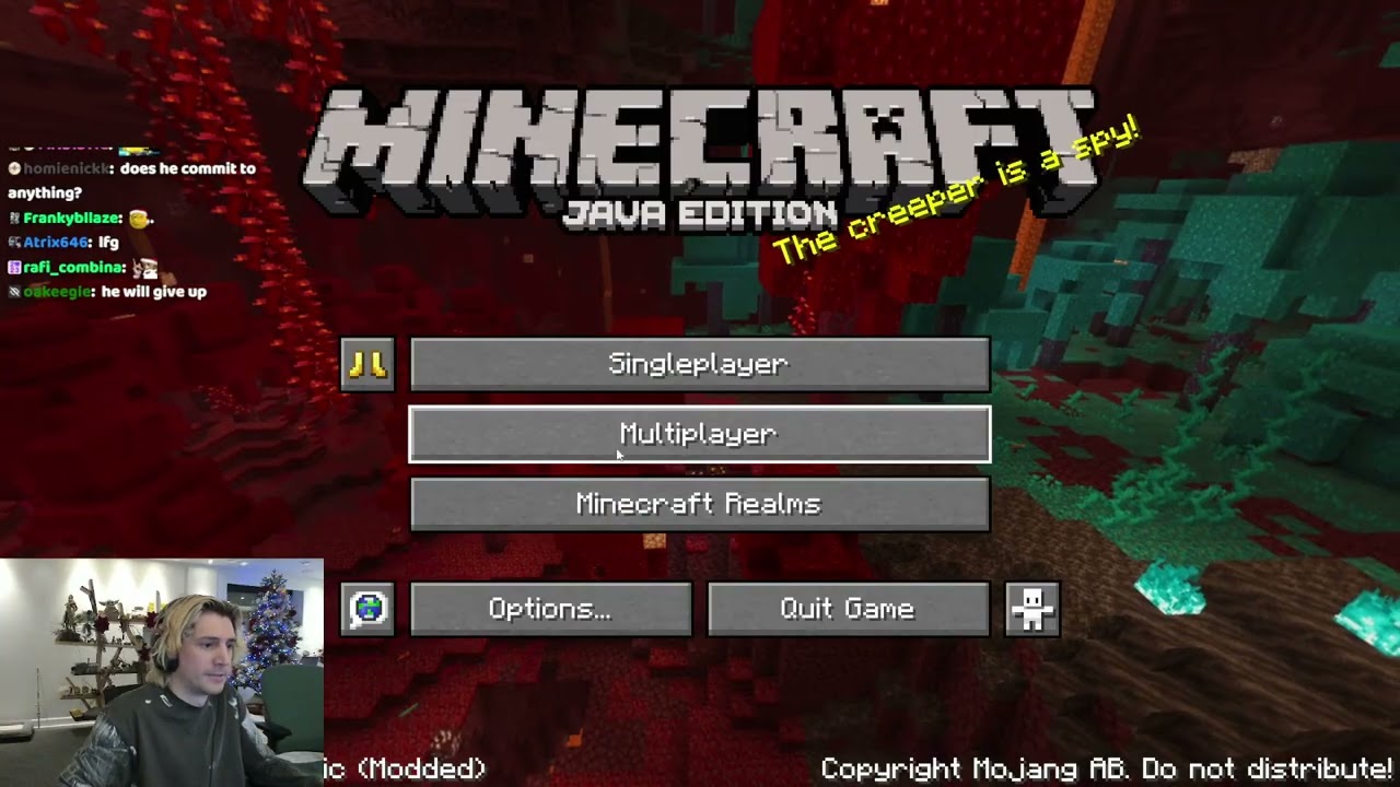 xQc MINECRAFT SPEEDRUNS (Part 1)
