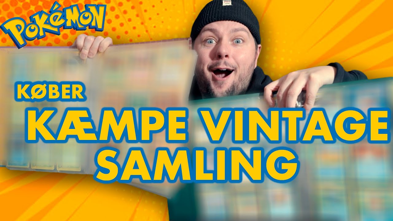 Købte en stor samling Pokémon kort på Facebook