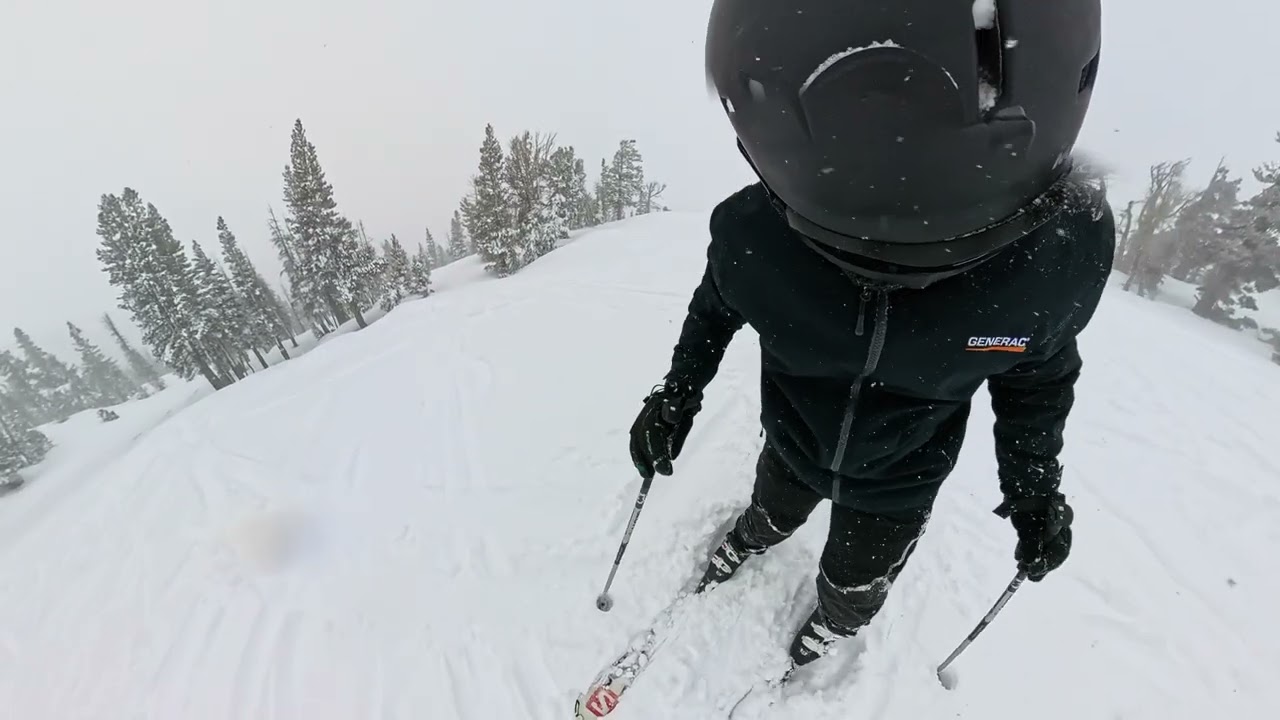 How not to ski powder
