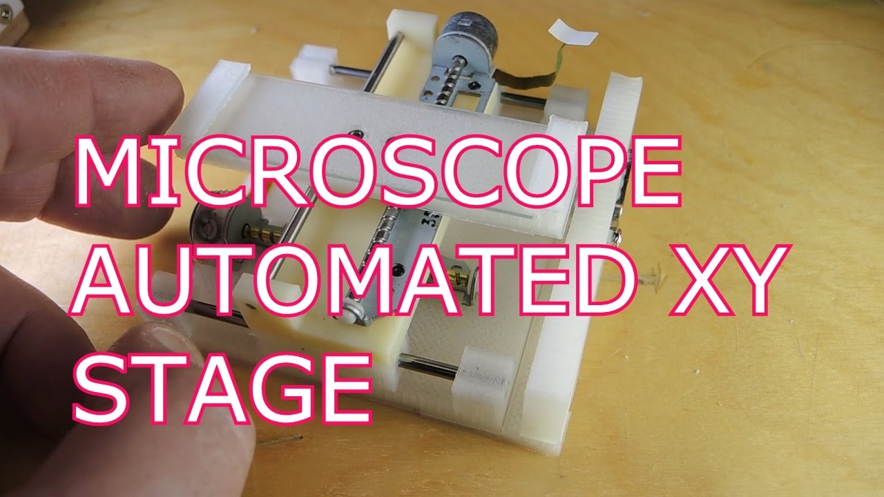 Microscope Automated XY Stage: 3D Printing test