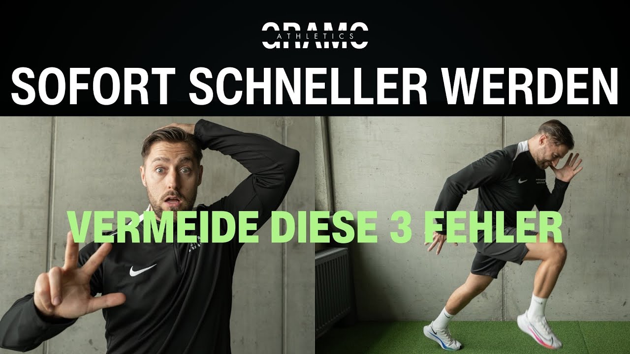 Sofort schneller werden! Vermeide diese 3 Fehler! Coach Gramo