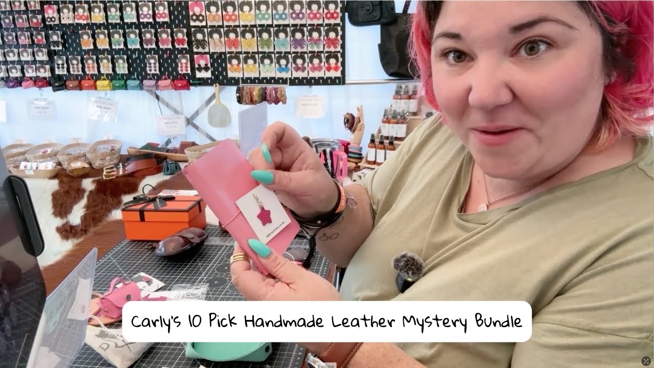 Carly's 10 Pick Handmade Leather Mystery Bundle #mysterybox #mysteryshop