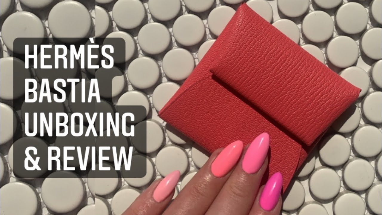 HERMÈS BASTIA CHANGE PURSE REVIEW | In "ROSE LIPSTICK" And What I Can Fit Inside Mine
