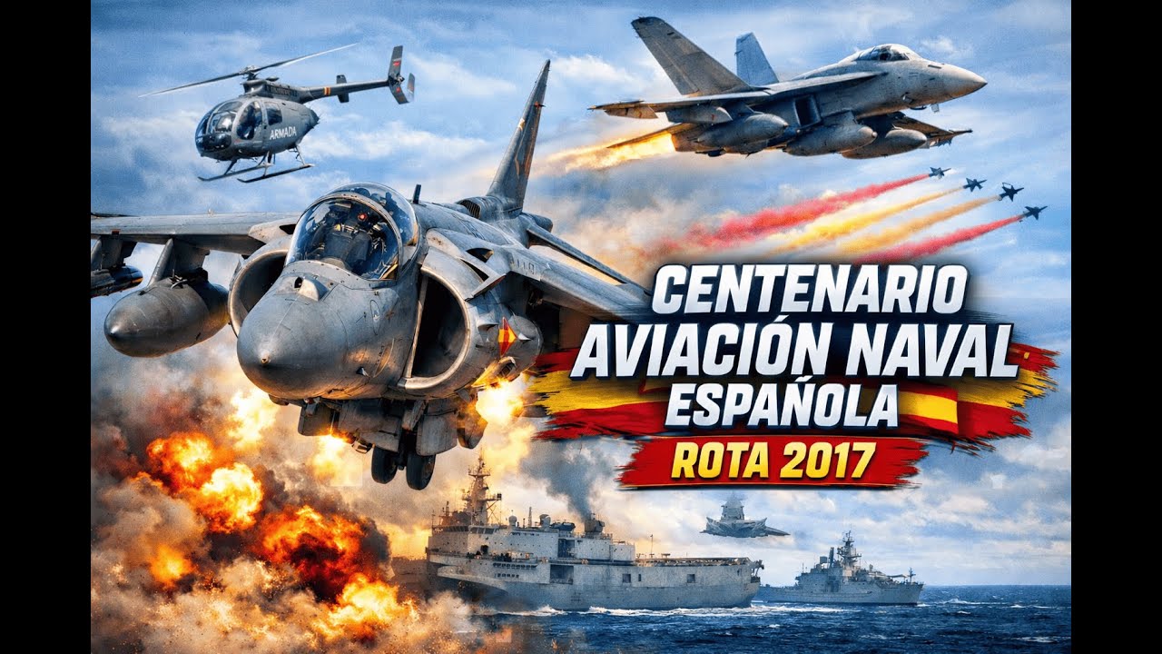 Así se celebró el Centenario de la Aviación Naval Española | Airshow Rota 2017 ✈️