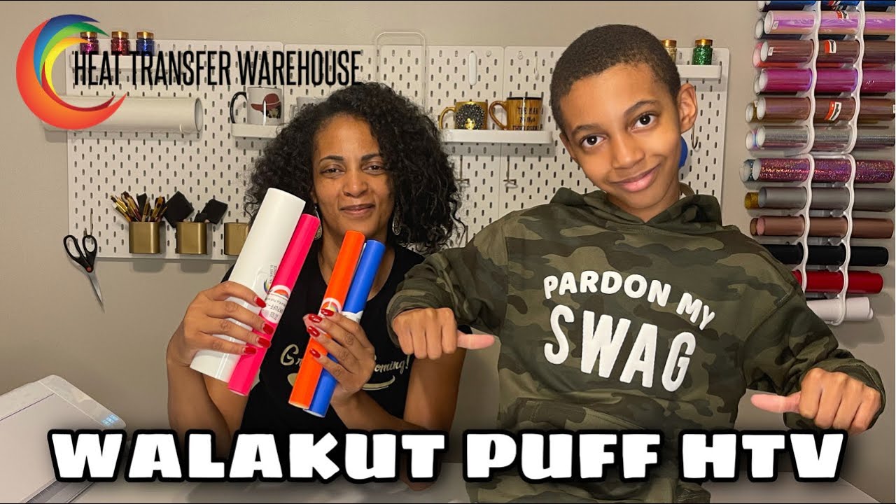 WalaKut Puff HTV I How To add 3D Puff to your Garments