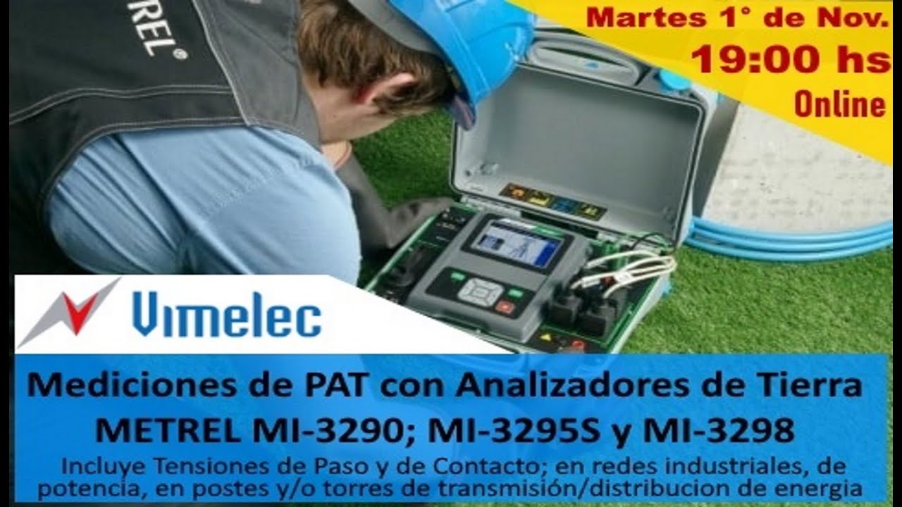 Mediciones de PAT con Analizadores de Tierra METREL MI-3290