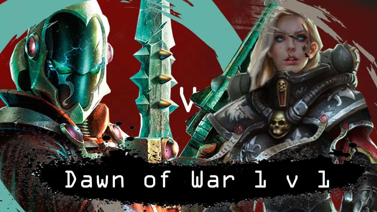 Dawn of War Soulstorm 1 v 1 Eldar (SOVA) vs Sisters of Battle (gedeon huesos)