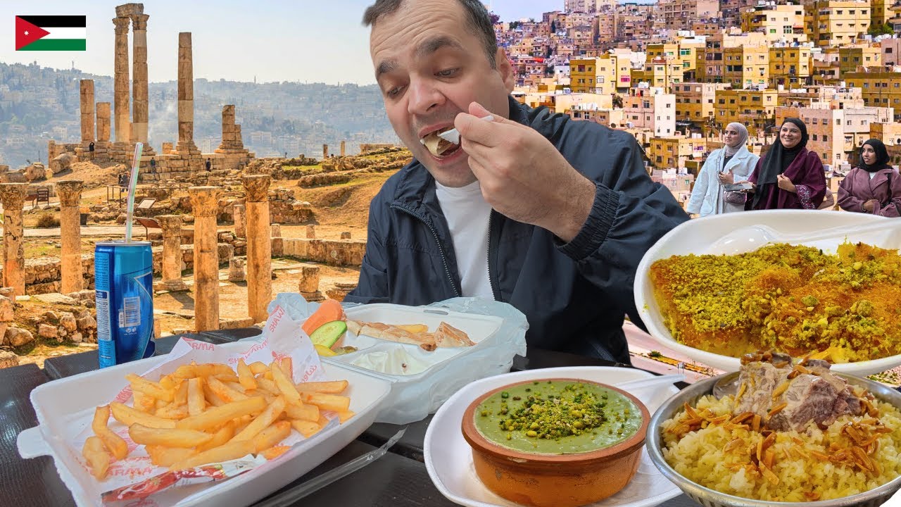 PRIMUL CONTACT CU SHAORMELE IORDANIENE! M-AU RUPT PE GENUNCHI IN AMMAN, CAPITALA CU MII DE TREPTE
