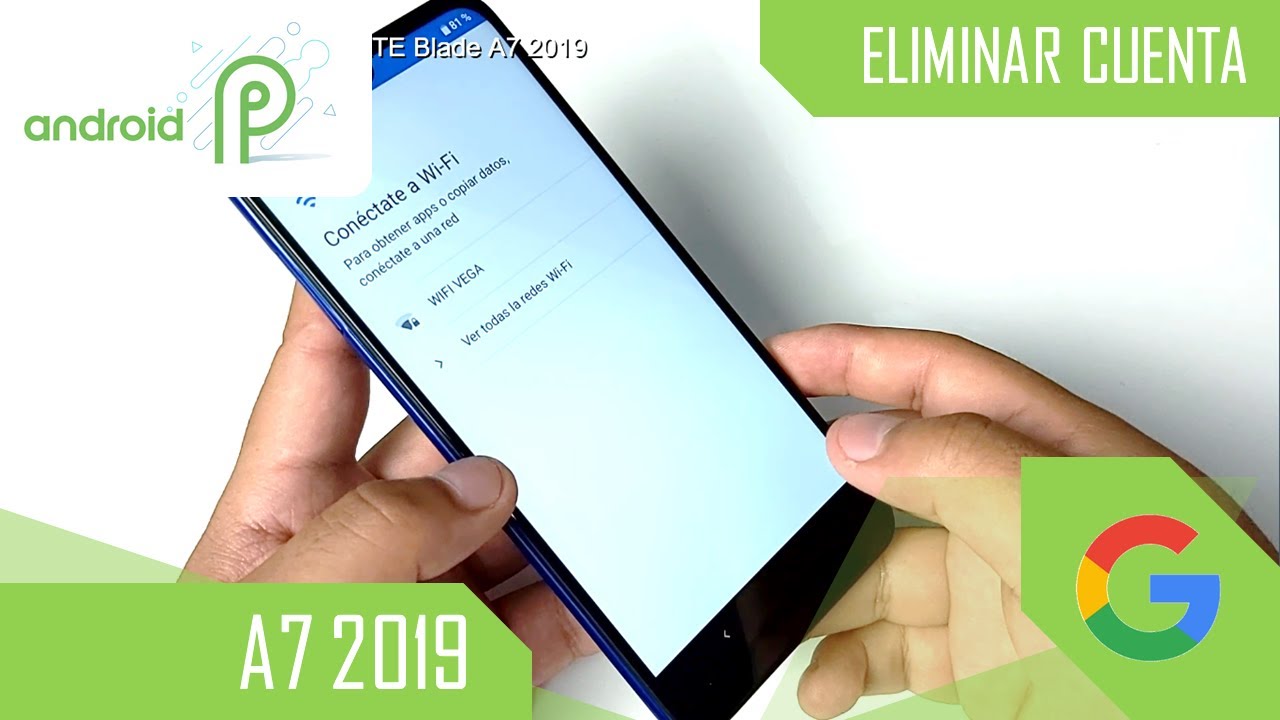 Eliminar Cuenta de Google ZTE Blade A7 2019