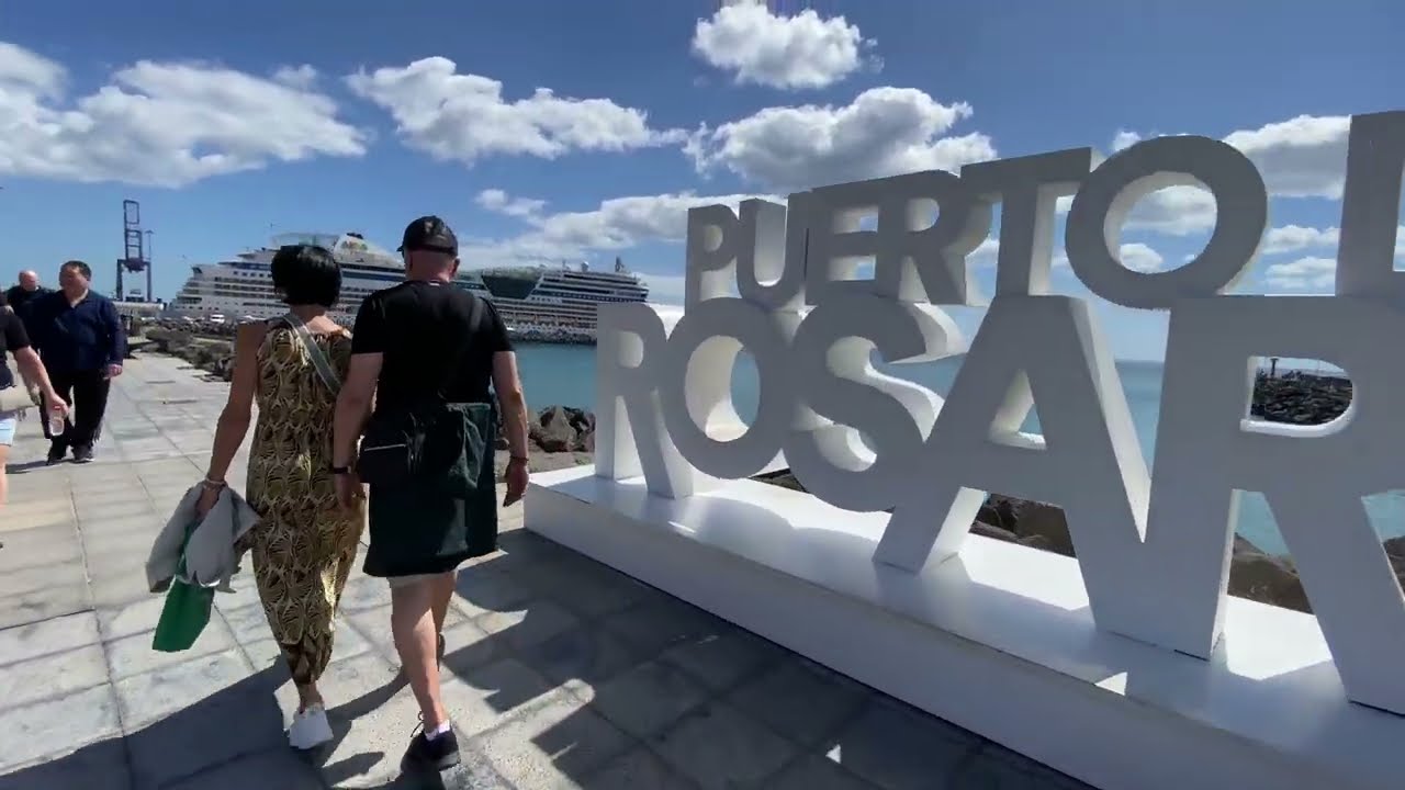 Puerto del Rosario, Fuerteventura ES 🇪🇸 - [4K] 60fps-HDR Walking Street